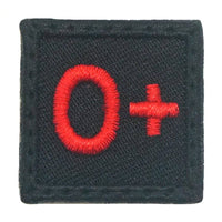 HGS BLOOD GROUP 1" PATCH, O+ - The Morale Patches