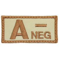 HGS BLOOD GROUP PATCH - A NEGATIVE - The Morale Patches