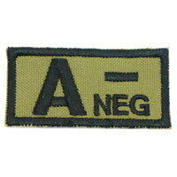 HGS BLOOD GROUP PATCH - A NEGATIVE - The Morale Patches