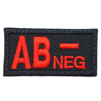 HGS BLOOD GROUP PATCH - AB NEGATIVE - The Morale Patches