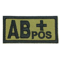 HGS BLOOD GROUP PATCH - AB POSITIVE - The Morale Patches