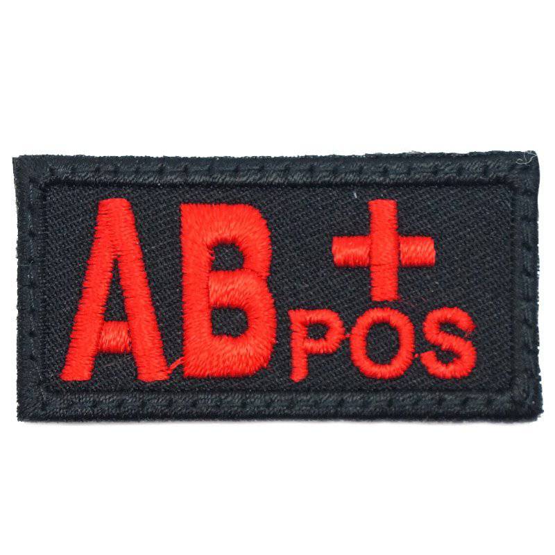 HGS BLOOD GROUP PATCH - AB POSITIVE - The Morale Patches