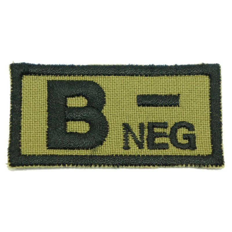 HGS BLOOD GROUP PATCH - B NEGATIVE - The Morale Patches