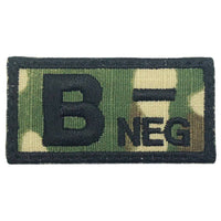 HGS BLOOD GROUP PATCH - B NEGATIVE - The Morale Patches