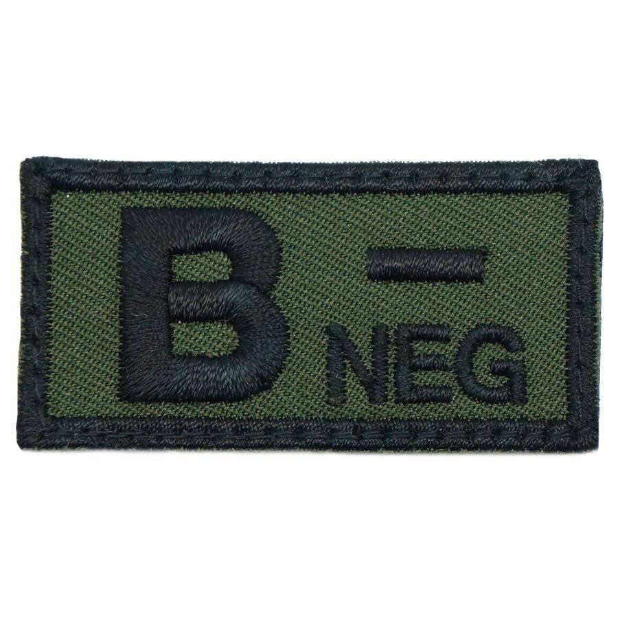 HGS BLOOD GROUP PATCH - B NEGATIVE - The Morale Patches