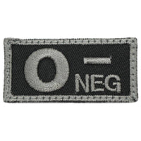 HGS BLOOD GROUP PATCH - O NEGATIVE - The Morale Patches