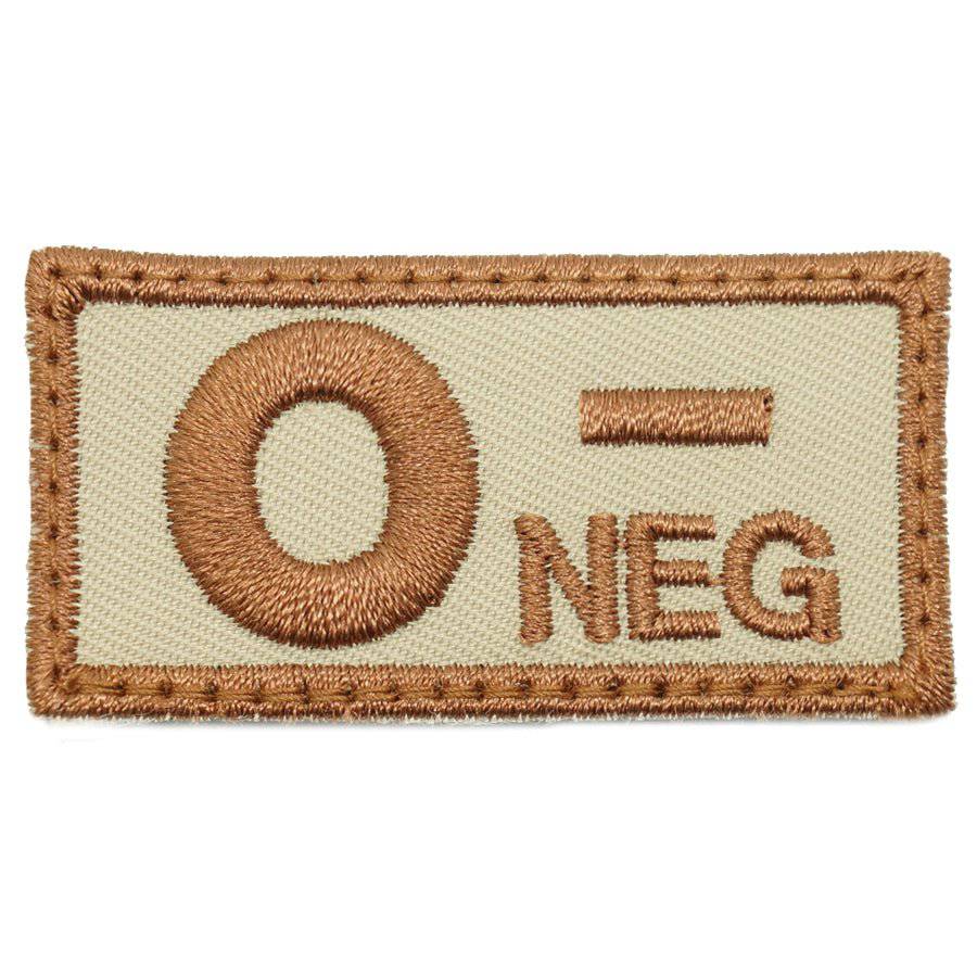 HGS BLOOD GROUP PATCH - O NEGATIVE - The Morale Patches