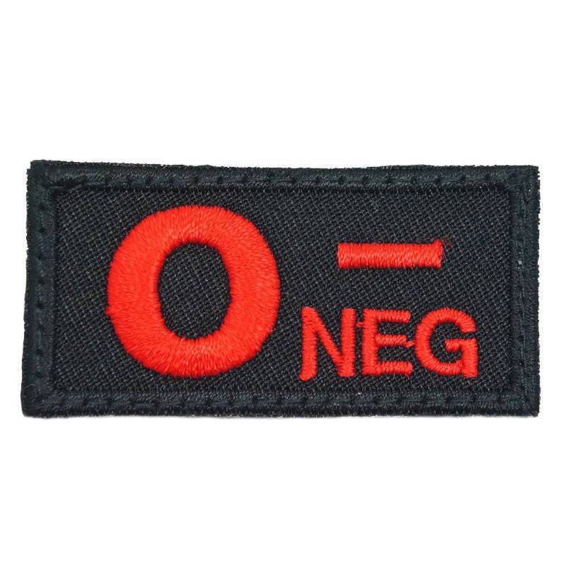 HGS BLOOD GROUP PATCH - O NEGATIVE - The Morale Patches