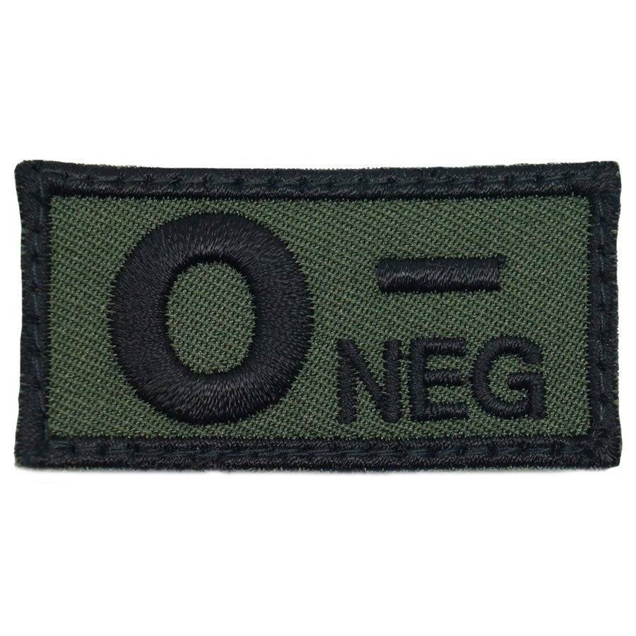 HGS BLOOD GROUP PATCH - O NEGATIVE - The Morale Patches