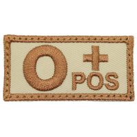 HGS BLOOD GROUP PATCH - O POSITIVE - The Morale Patches