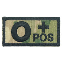 HGS BLOOD GROUP PATCH - O POSITIVE - The Morale Patches