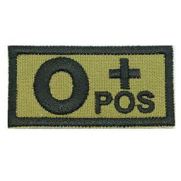 HGS BLOOD GROUP PATCH - O POSITIVE - The Morale Patches