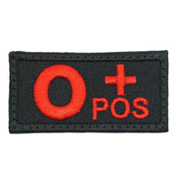 HGS BLOOD GROUP PATCH - O POSITIVE - The Morale Patches