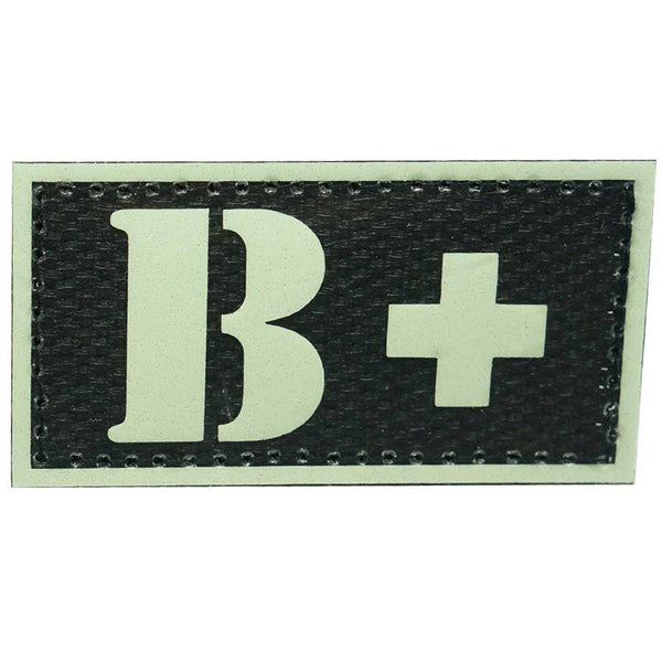 HGS GLOW IN THE DARK BLOOD TYPE PATCH (B+) - The Morale Patches