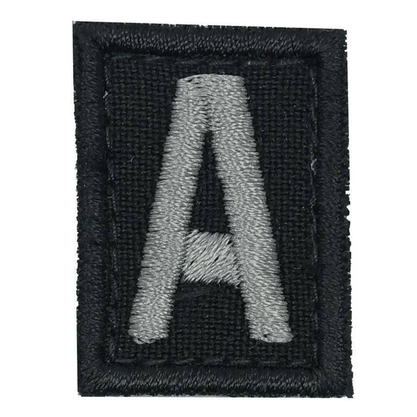 HGS LETTER A PATCH - BLACK FOLIAGE - The Morale Patches