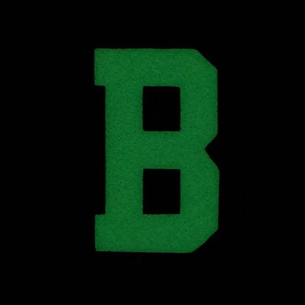 HGS LETTER B PATCH - GLOW IN THE DARK - The Morale Patches