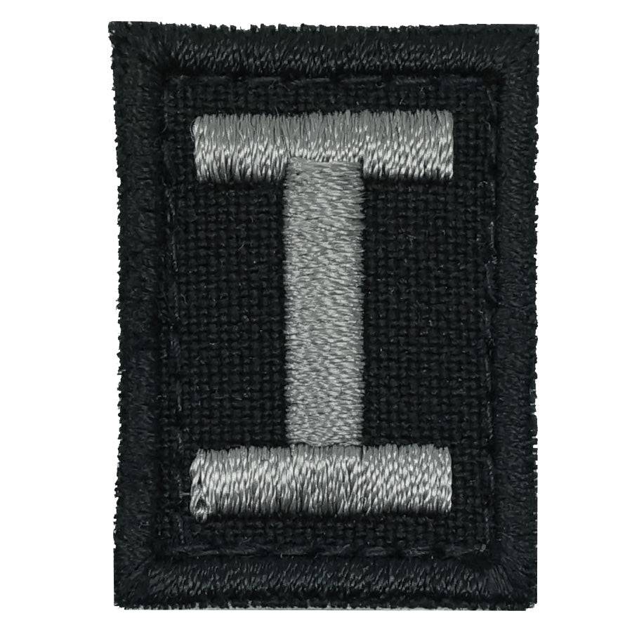 HGS LETTER I PATCH - BLACK FOLIAGE - The Morale Patches