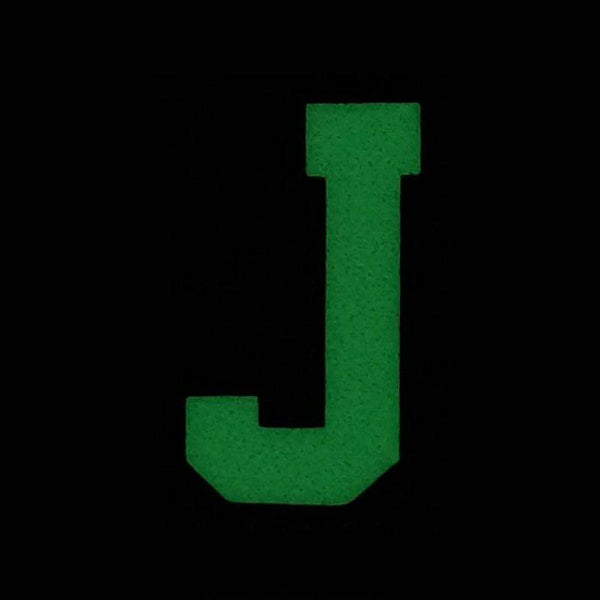HGS LETTER J PATCH - GLOW IN THE DARK - The Morale Patches