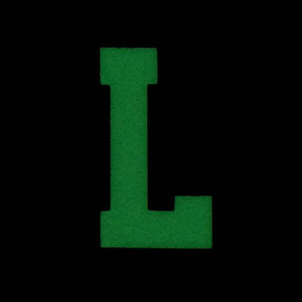 HGS LETTER L PATCH - GLOW IN THE DARK - The Morale Patches