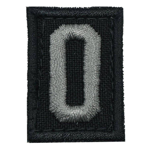 HGS LETTER O PATCH - BLACK FOLIAGE - The Morale Patches