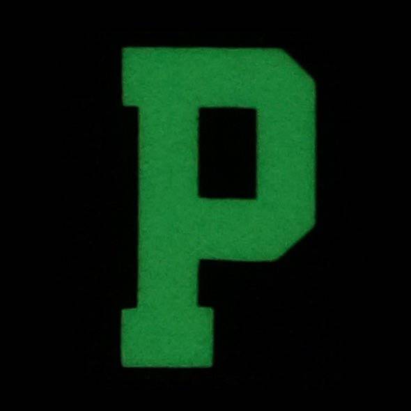 HGS LETTER P PATCH - GLOW IN THE DARK - The Morale Patches
