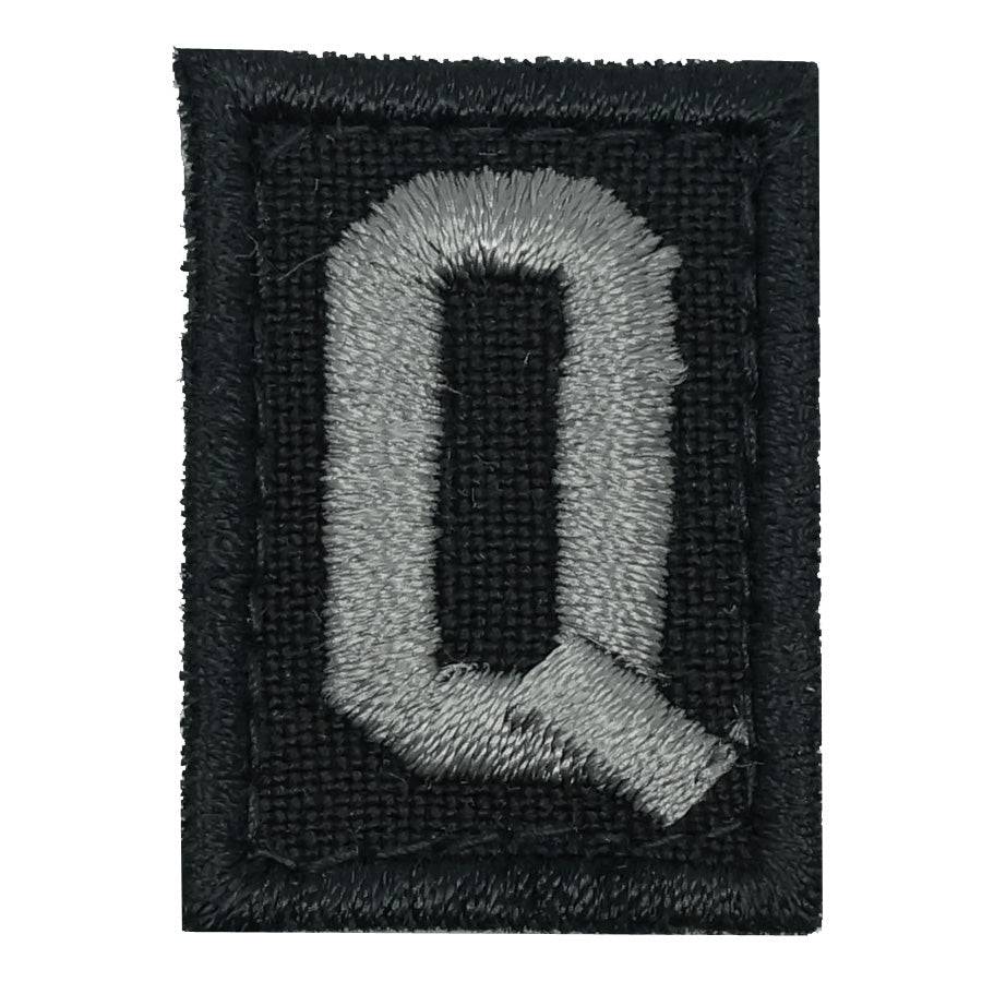 HGS LETTER Q PATCH - BLACK FOLIAGE - The Morale Patches