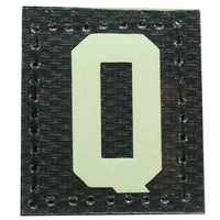 HGS LETTER Q PATCH - GLOW IN THE DARK - The Morale Patches