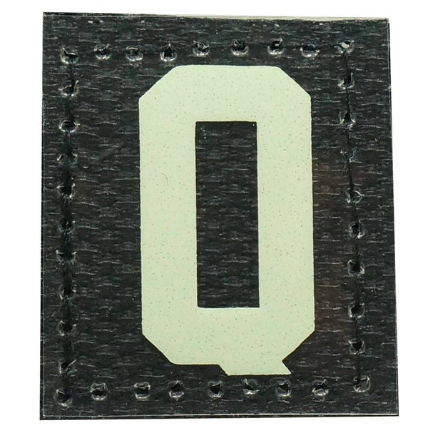 HGS LETTER Q PATCH - GLOW IN THE DARK - The Morale Patches