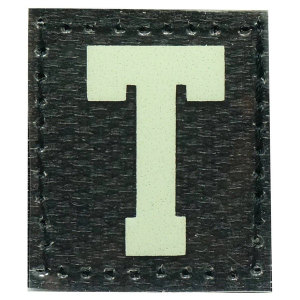 HGS LETTER T PATCH - GLOW IN THE DARK - The Morale Patches