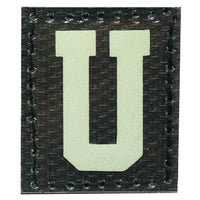 HGS LETTER U PATCH - GLOW IN THE DARK - The Morale Patches