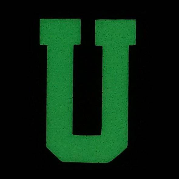 HGS LETTER U PATCH - GLOW IN THE DARK - The Morale Patches