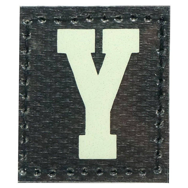 HGS LETTER Y PATCH - GLOW IN THE DARK - The Morale Patches