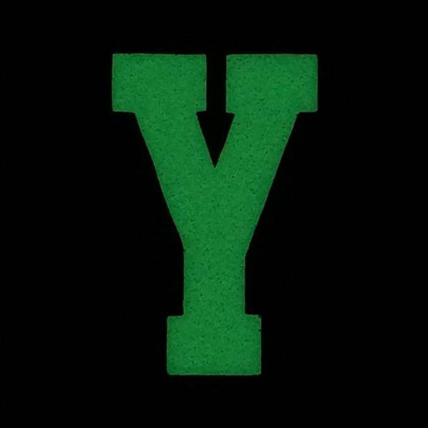 HGS LETTER Y PATCH - GLOW IN THE DARK - The Morale Patches
