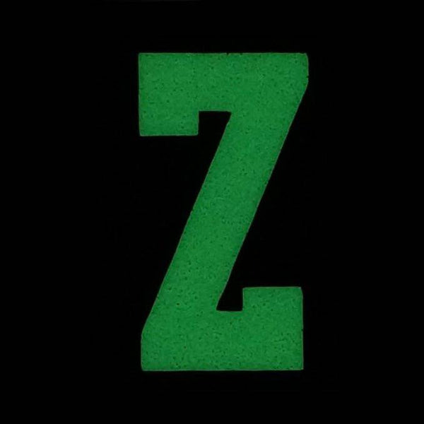 HGS LETTER Z PATCH - GLOW IN THE DARK - The Morale Patches