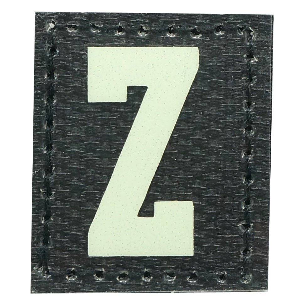 HGS LETTER Z PATCH - GLOW IN THE DARK - The Morale Patches