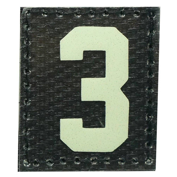 HGS NUMBER 3 PATCH - GLOW IN THE DARK - The Morale Patches