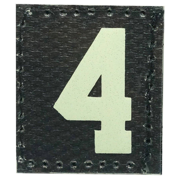 HGS NUMBER 4 PATCH - GLOW IN THE DARK - The Morale Patches