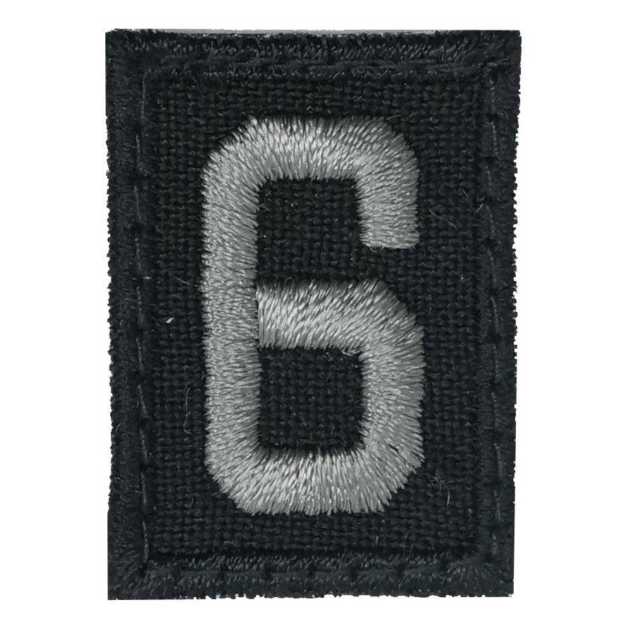 HGS NUMBER 6 OR 9 PATCH - BLACK FOLIAGE - The Morale Patches