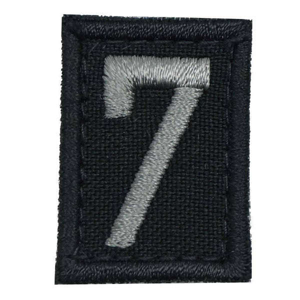 HGS NUMBER 7 PATCH - BLACK FOLIAGE - The Morale Patches