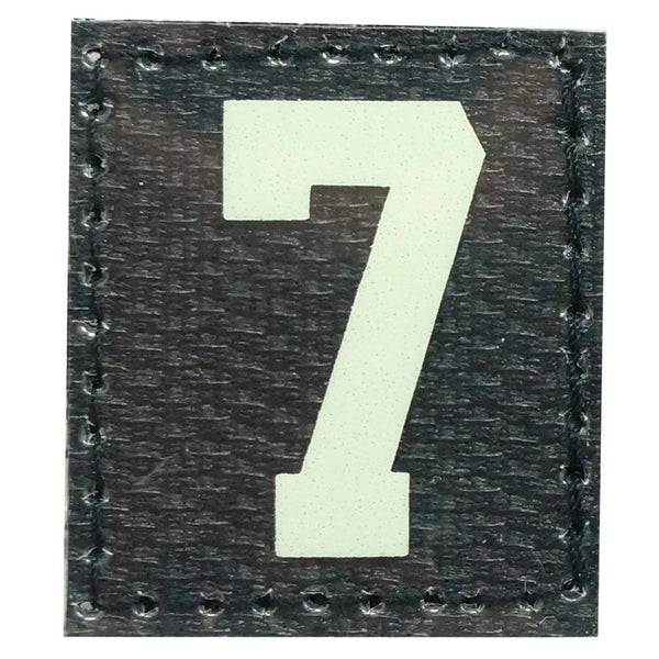HGS NUMBER 7 PATCH - GLOW IN THE DARK - The Morale Patches