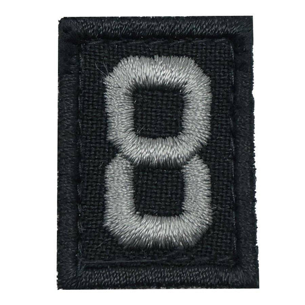HGS NUMBER 8 PATCH - BLACK FOLIAGE - The Morale Patches