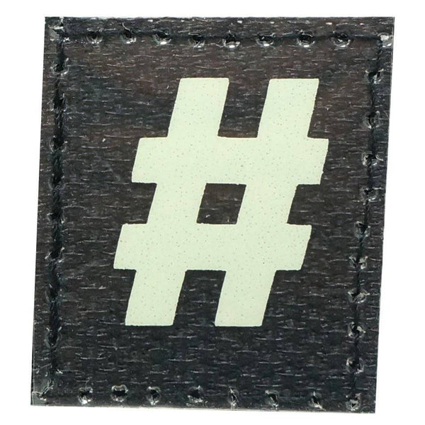 HGS NUMBER # PATCH - GLOW IN THE DARK - The Morale Patches