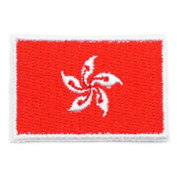 HONG KONG FLAG EMBROIDERY PATCH - MINI - The Morale Patches