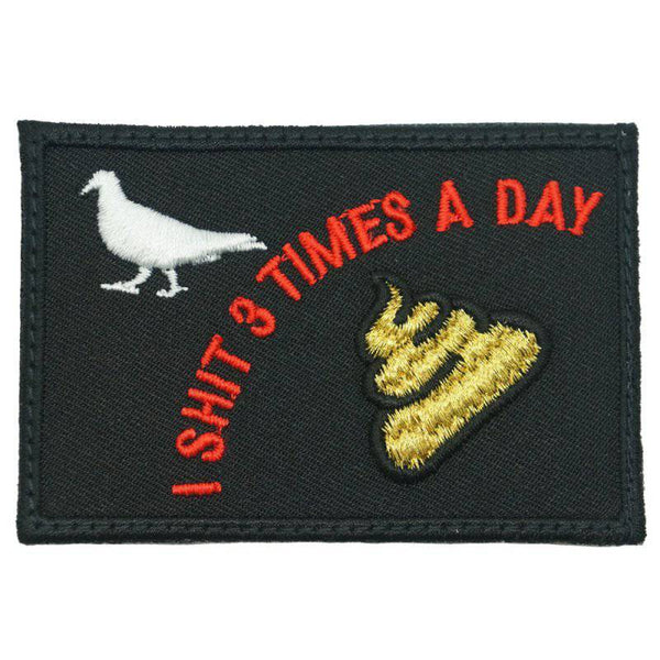 I SHIT 3 TIMES A DAY PATCH - The Morale Patches