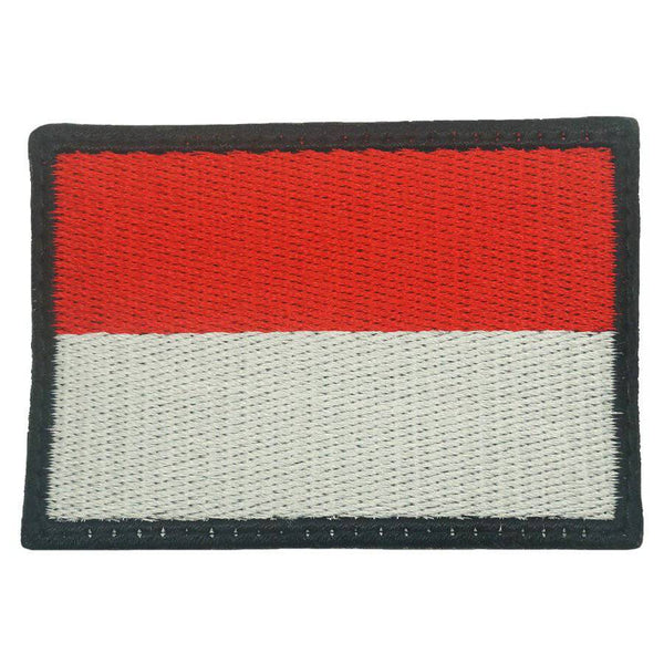 INDONESIA FLAG EMBROIDERY PATCH - LARGE - The Morale Patches