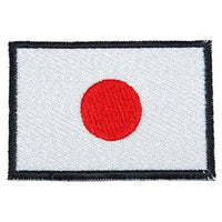 JAPAN FLAG EMBROIDERY PATCH - LARGE - The Morale Patches
