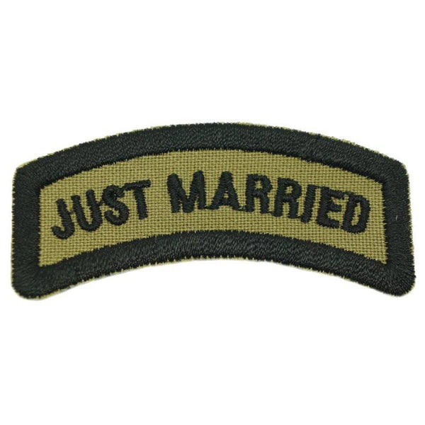 JUST MARRIED TAB - OLIVE GREEN - The Morale Patches