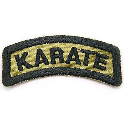 KARATE TAB - OLIVE GREEN - The Morale Patches