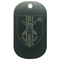 LOGO DOG TAG - 40TH SINGAPORE ARMOURED REGIMENT (40 SAR) - The Morale Patches