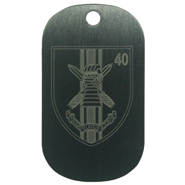 LOGO DOG TAG - 40TH SINGAPORE ARMOURED REGIMENT (40 SAR) - The Morale Patches